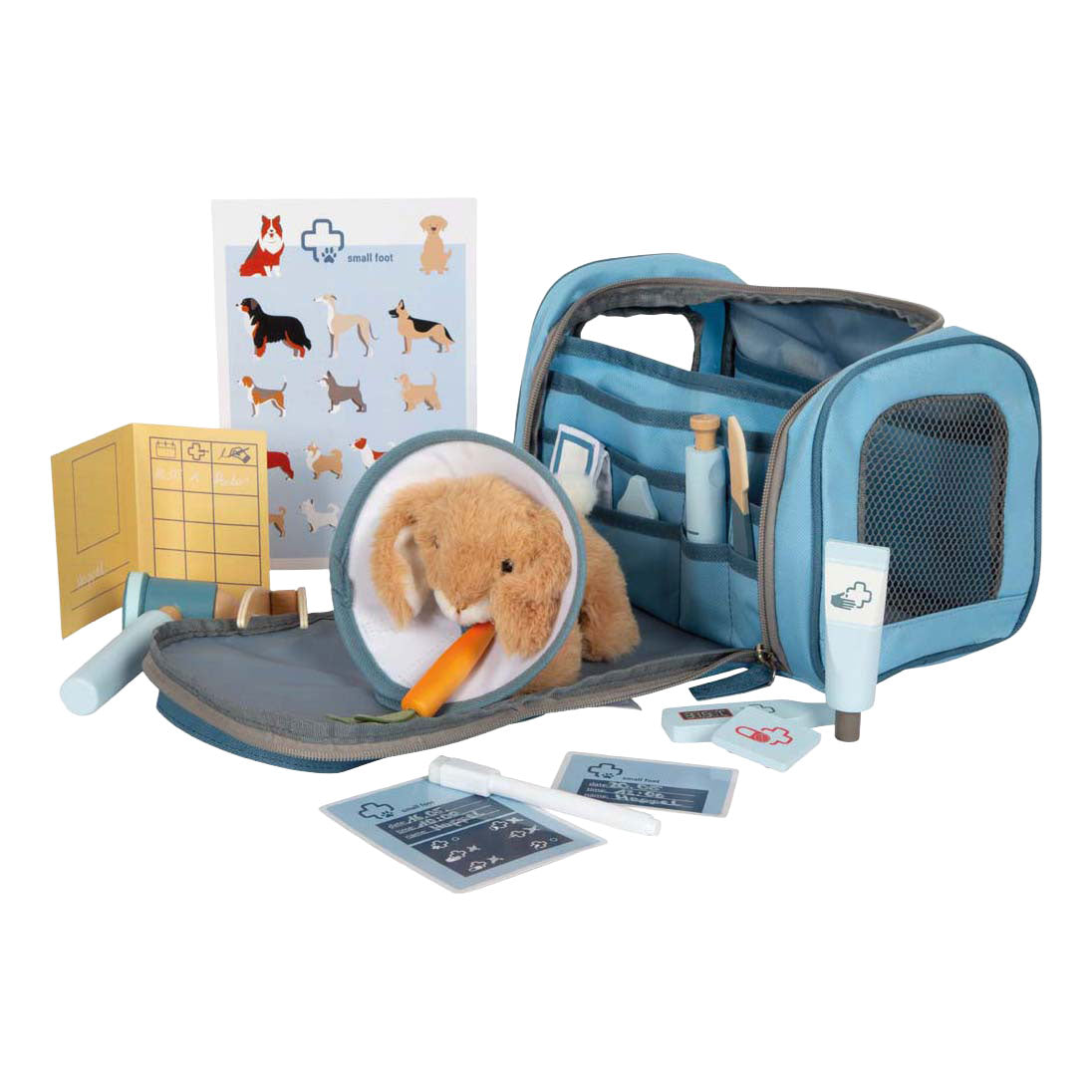 Small foot - sac vétérinaire avec lapin en peluche