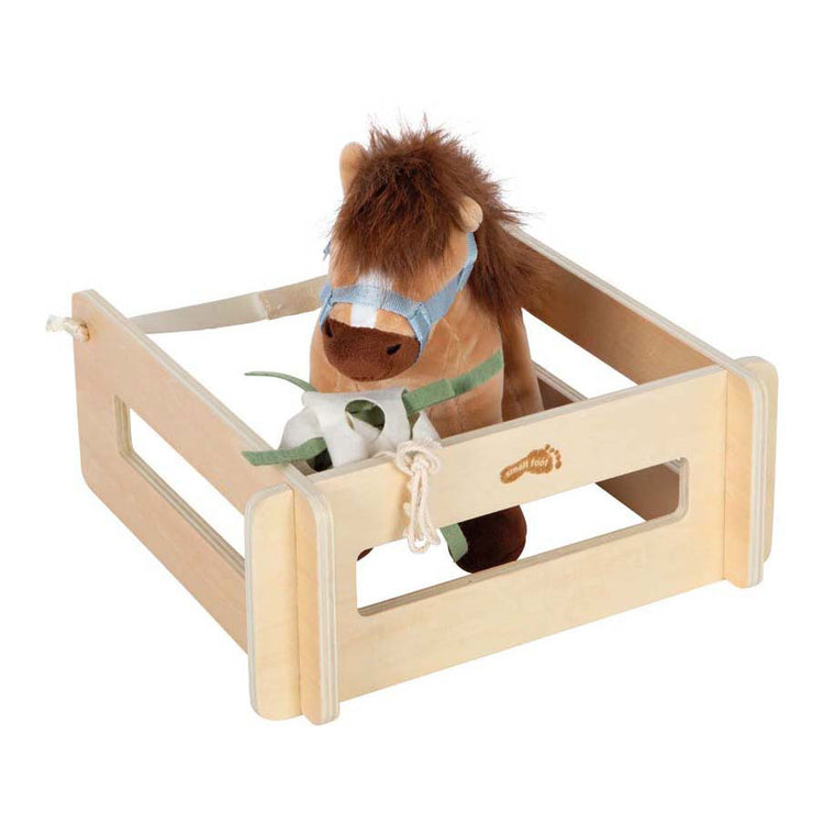 Small foot - set de jeu pour chevaux avec écurie et accessoires dans un sac