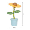 Small foot - figurine en bois imprimé fleur