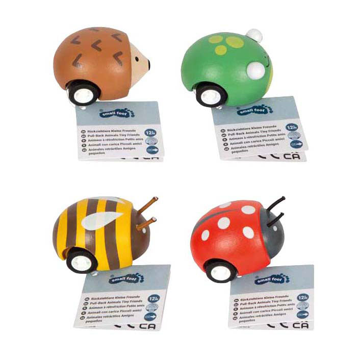 Small foot - animaux à tirer en bois petits amis - 12 pcs.