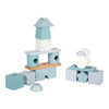 Small foot - maison empilable en bois bleu - 18 pcs.