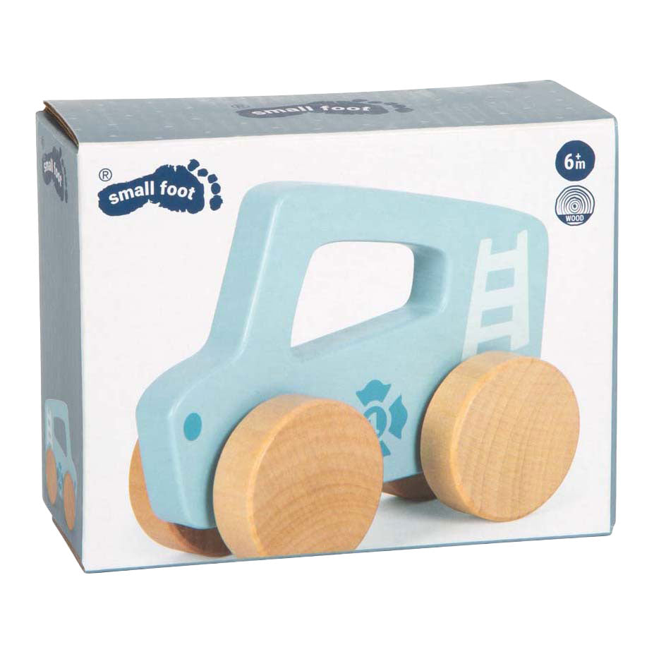 Small foot - voiture pousseuse en bois bleue