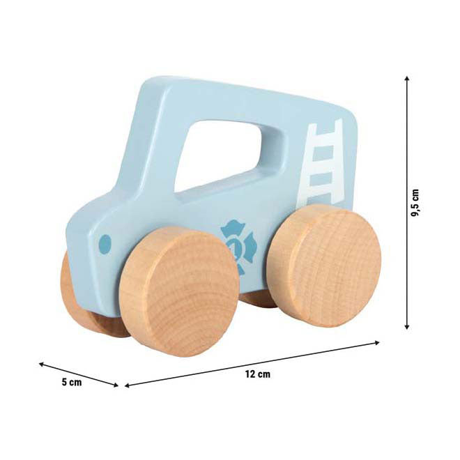 Small foot - voiture pousseuse en bois bleue