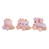 Small foot - train en bois rose