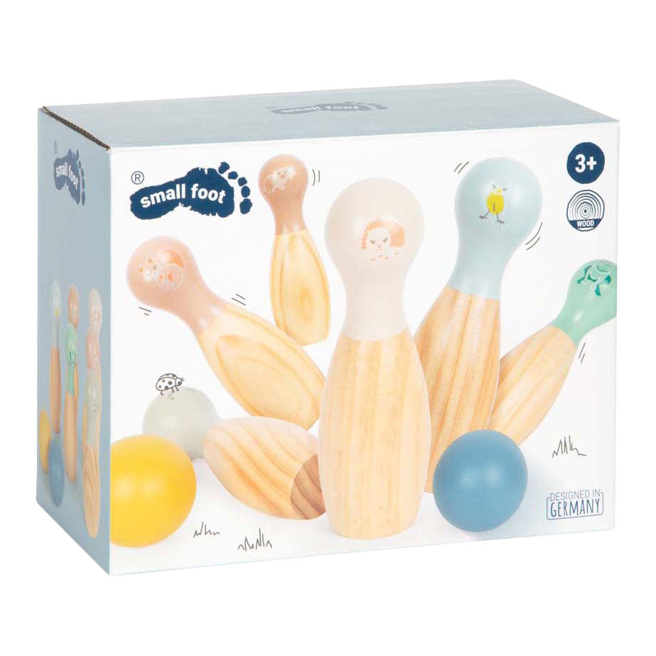 Small foot - jeu de quilles copains de jardin - 8 pcs.
