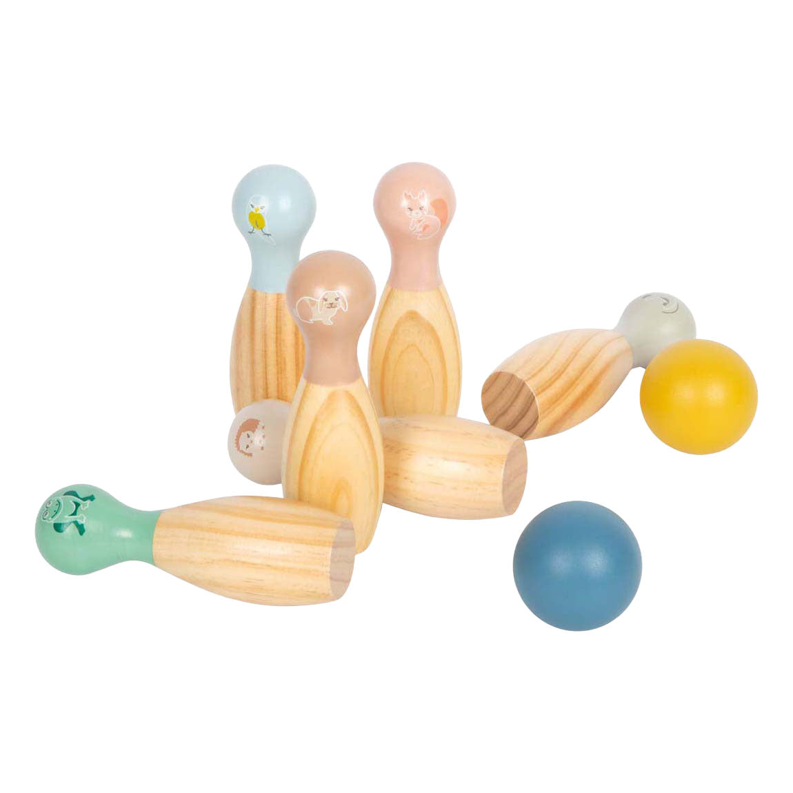 Small foot - jeu de quilles copains de jardin - 8 pcs.