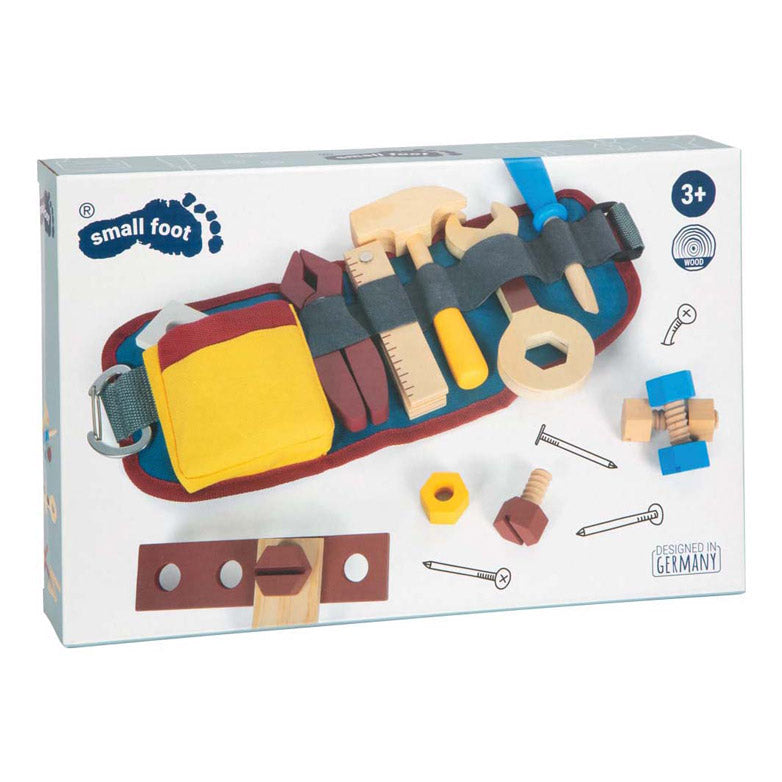 Outil en bois petit pied avec sangle