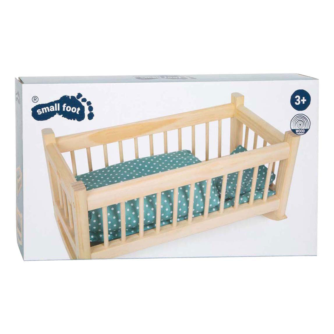 Small foot - berceau de poupée en bois