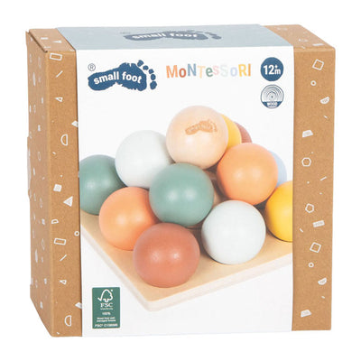 Small foot - jeu de tri Montessori en bois avec balles