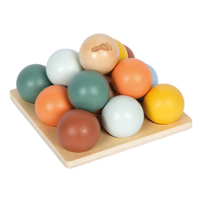 Small foot - jeu de tri Montessori en bois avec balles