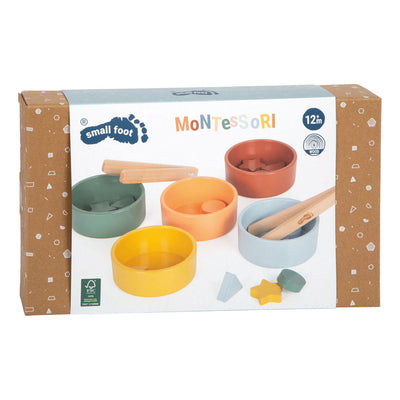 Small foot - jeu de tri Montessori en bois avec pinces