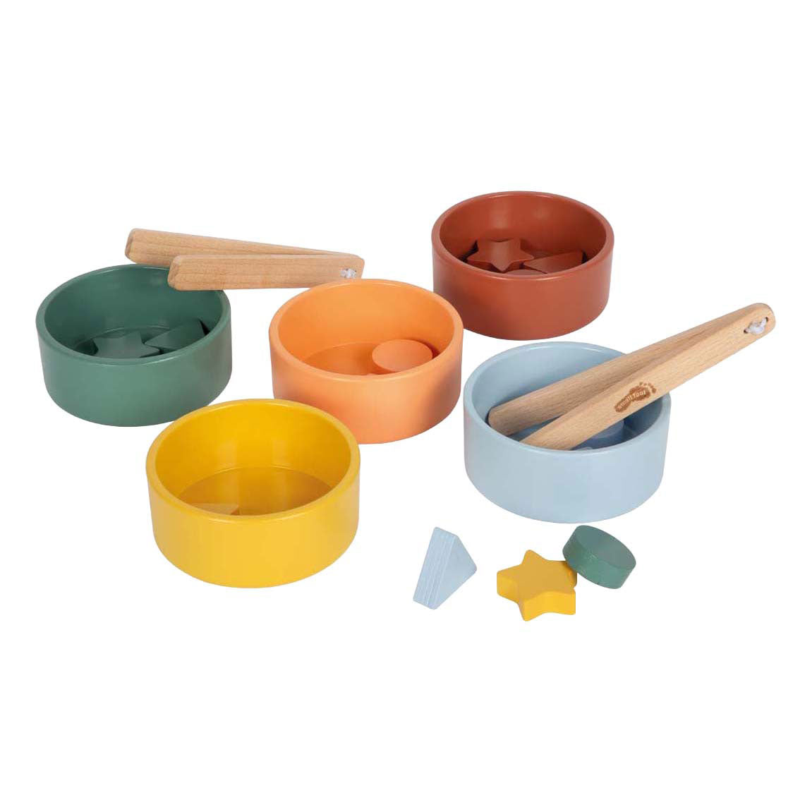 Small foot - jeu de tri Montessori en bois avec pinces