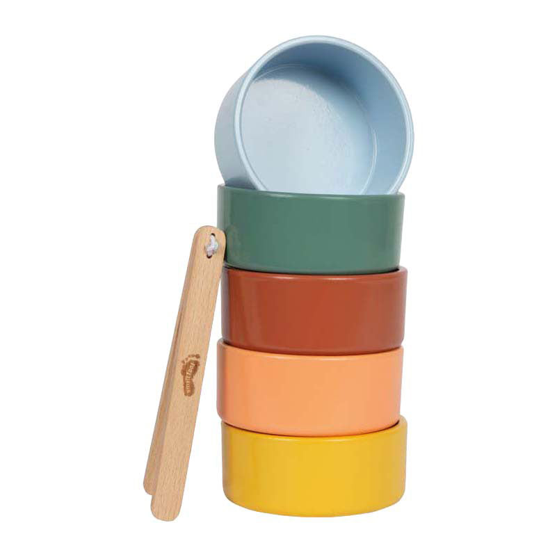 Small foot - jeu de tri Montessori en bois avec pinces