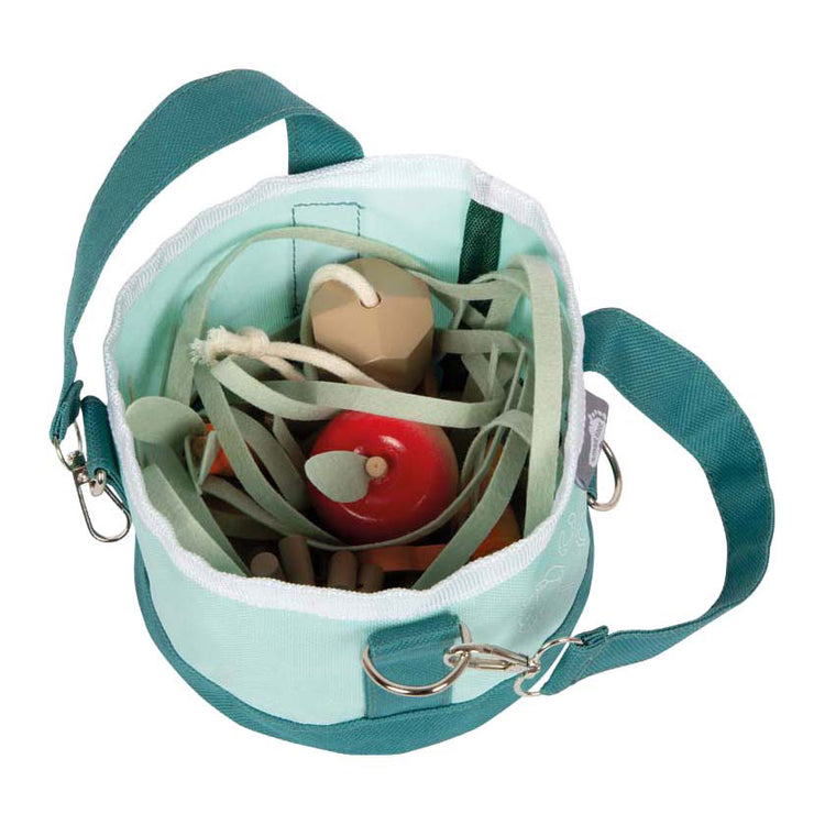 Small foot - set d'alimentation pour chevaux avec sac