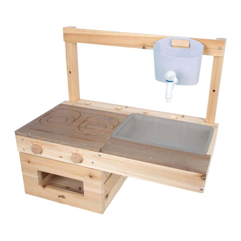 Small foot - Cuisine en terre cuite surélevée en bois