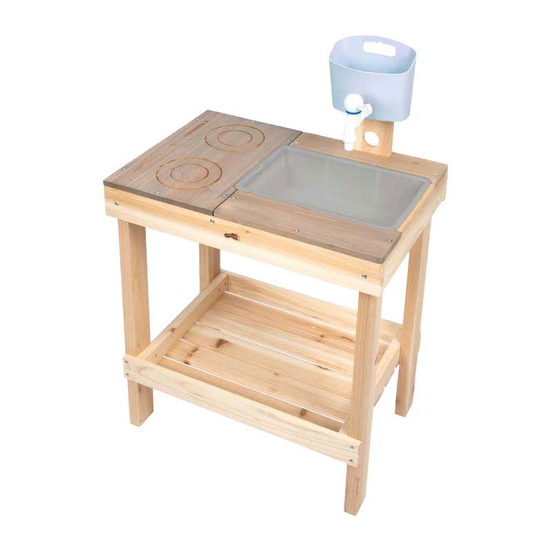 Small foot - cuisine et table de jeu en bois de boue