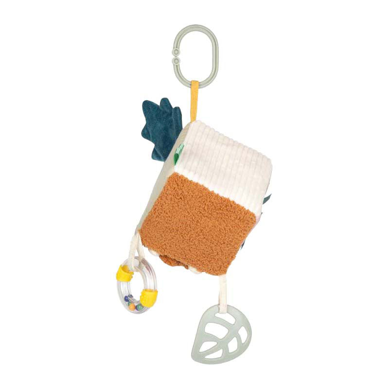 Small foot - cube en tissu petit lion