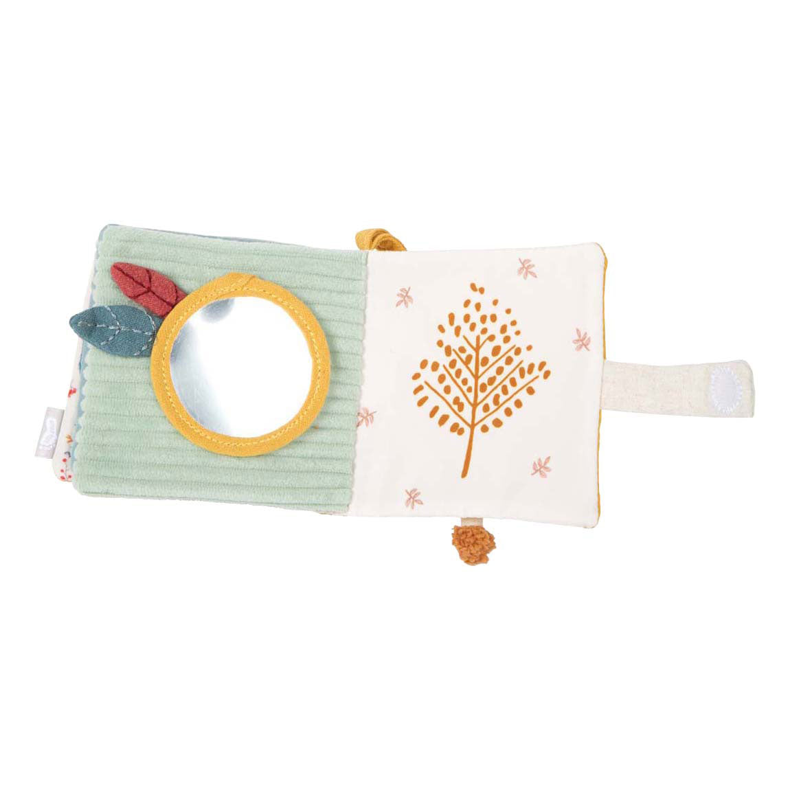 Small foot - livre sensation tissu petit lion