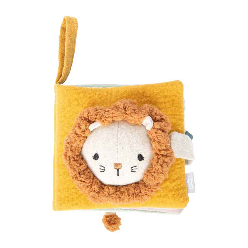 Small foot - livre sensation tissu petit lion