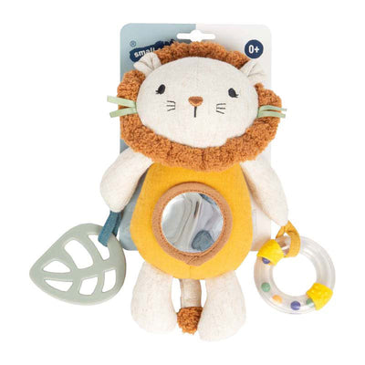 Small foot - figurine suspendue en tissu représentant un petit lion