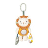 Small foot - figurine suspendue en tissu représentant un petit lion