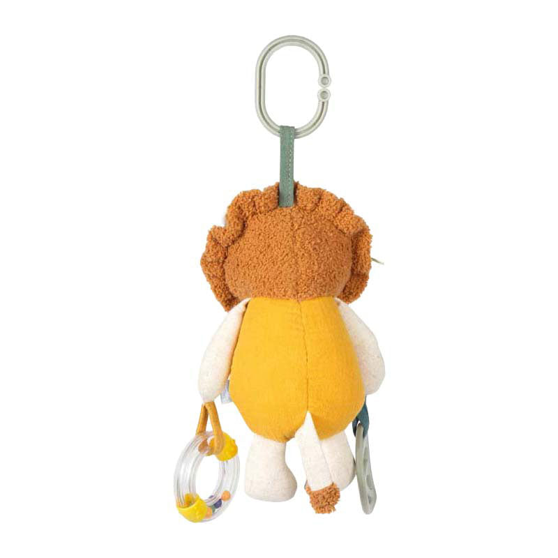 Small foot - figurine suspendue en tissu représentant un petit lion
