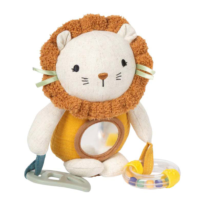 Small foot - figurine suspendue en tissu représentant un petit lion