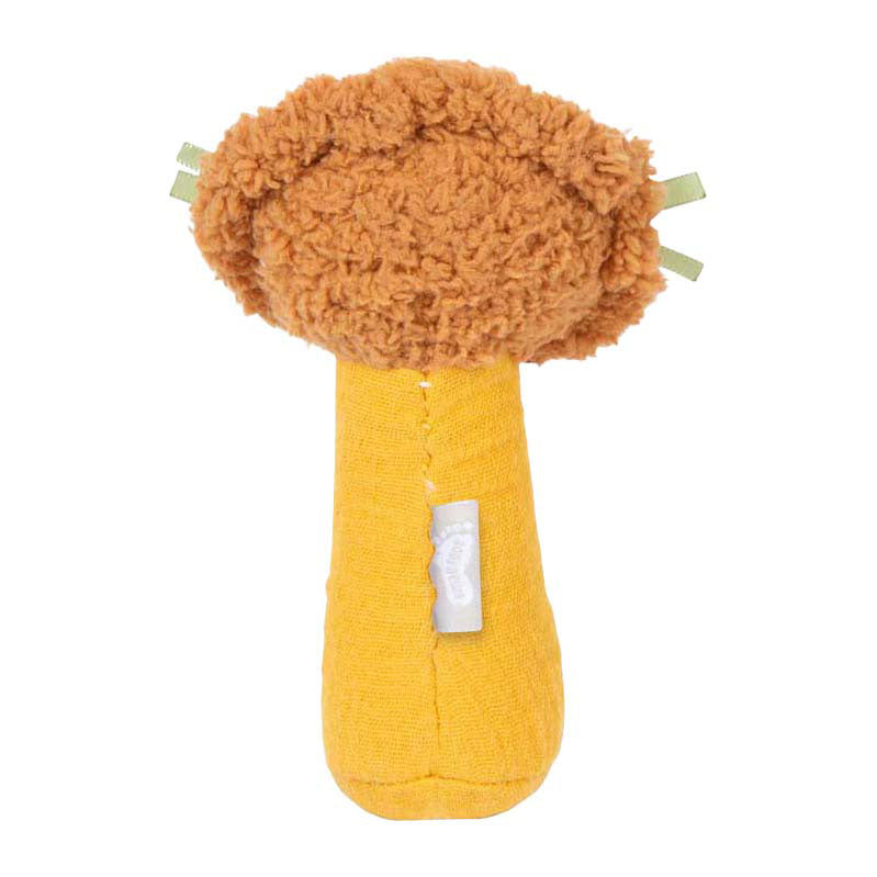 Small foot - jouet à saisir en tissu avec petit hochet lion