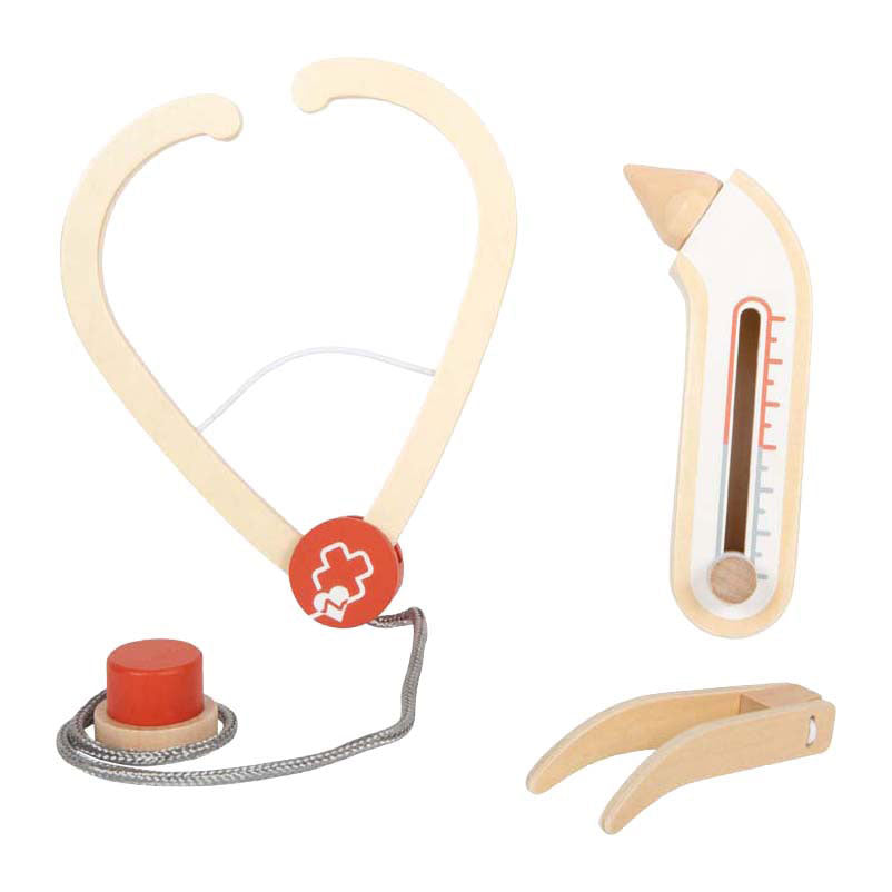 Small foot - trousse de médecin vert sauge - 8 pièces.