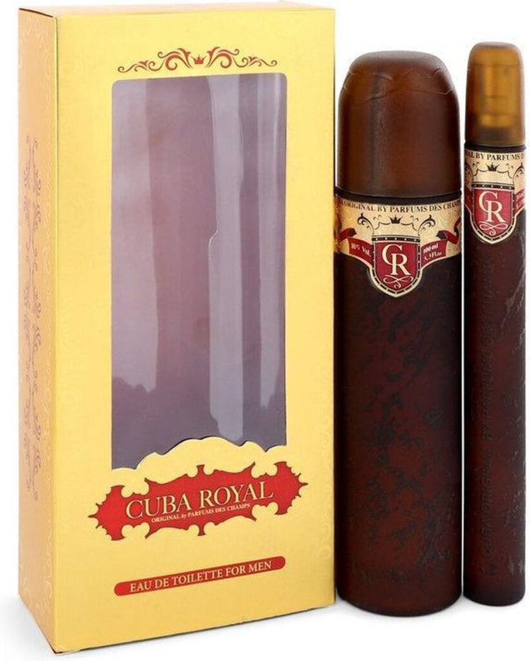 Jean -pierre Sand Cuba Royal par Fragluxe - Ensemble cadeau - 100 ml Eau de Toilette Spray + 30 ml Eau de Toilette Spray