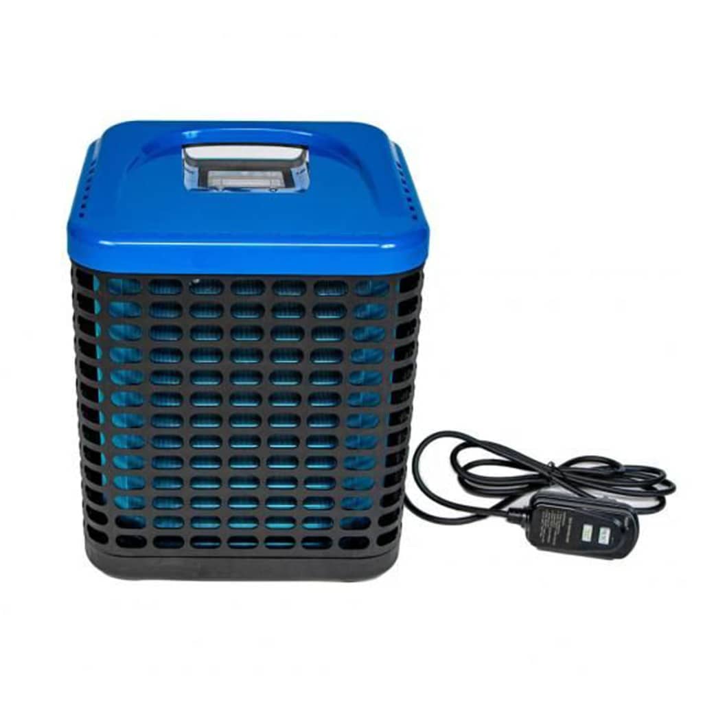 Pompe chauffante chaude bleu chaud noir