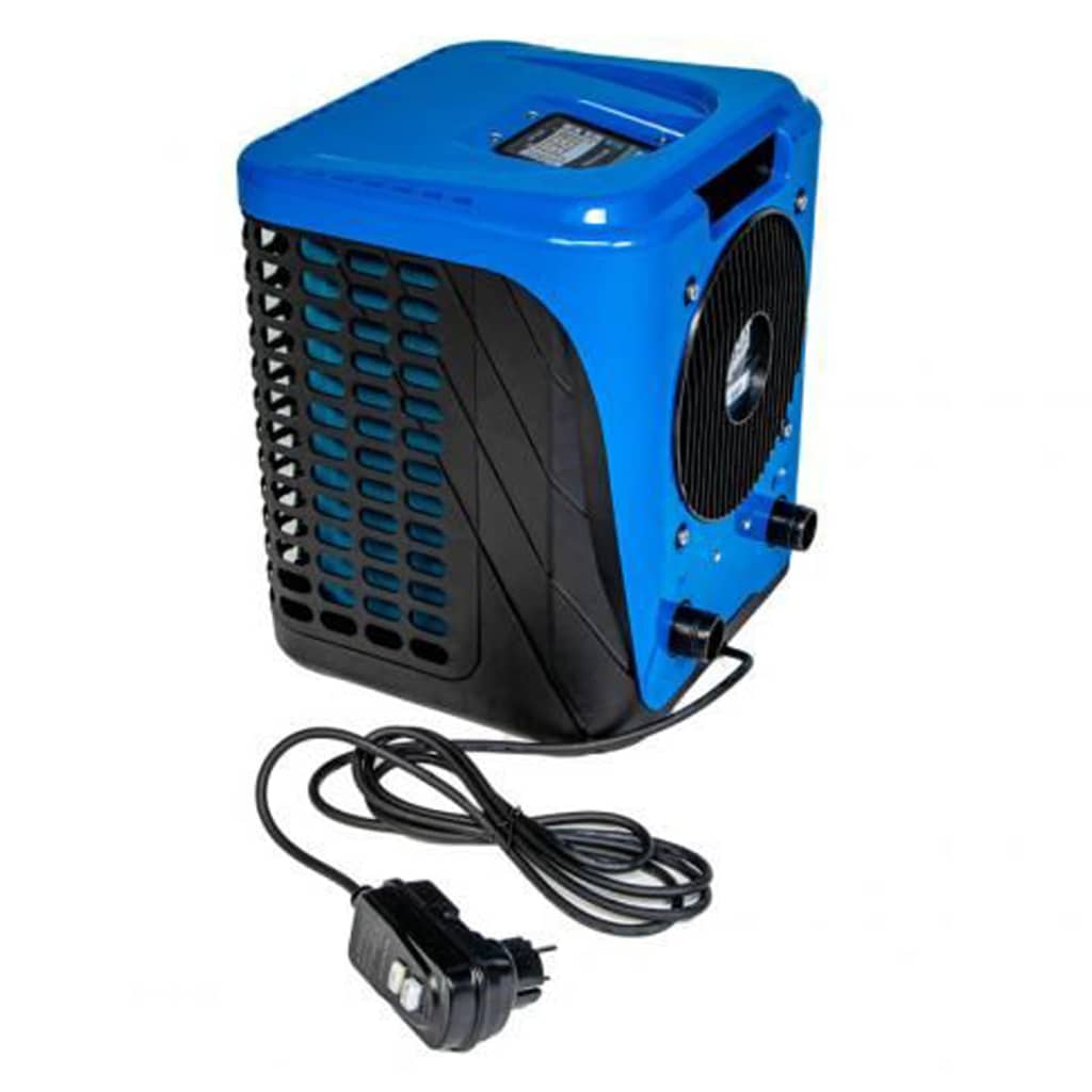 Pompe chauffante chaude bleu chaud noir