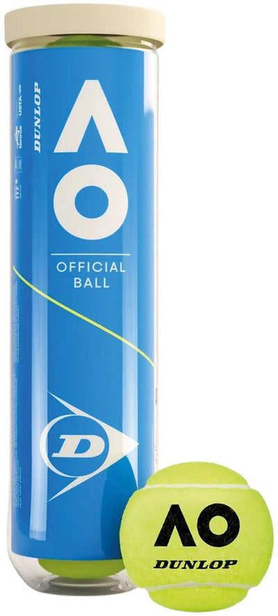 Balles de tennis Dunlop Australian Open - 4 pièces