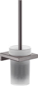 Hansgrohe addtoris ensemble de brosse de toilette mural chrome noir brossé
