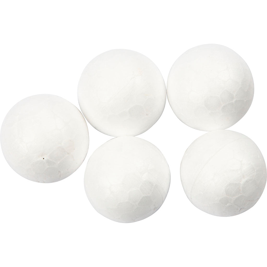 Boules Creativ company, d 2 cm, blanches, 200 pièces 1 boîte