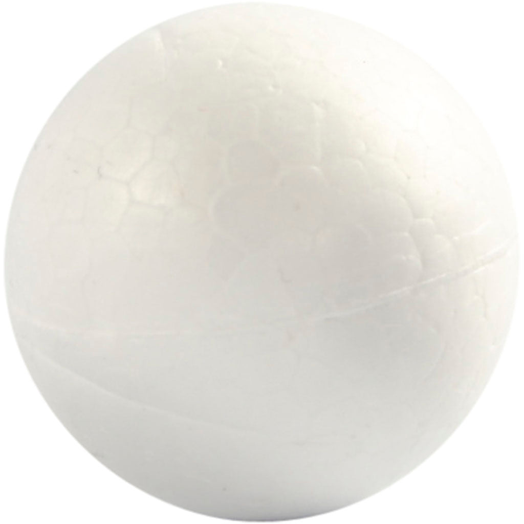 Boules Creativ company, d 4 cm, blanches, 10 pièces 1 boîte