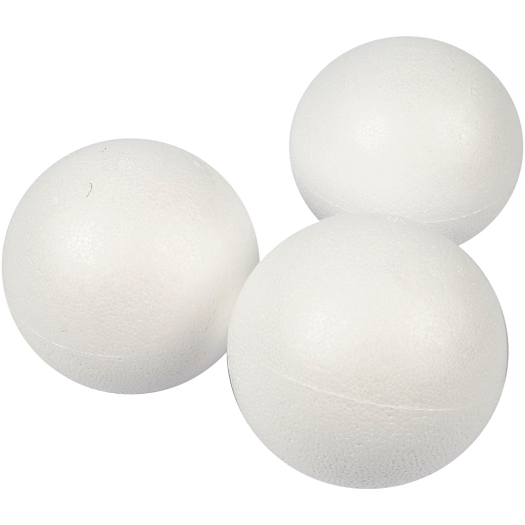 Boules Creativ company, d 8 cm, blanches, 25 pièces 1 boîte