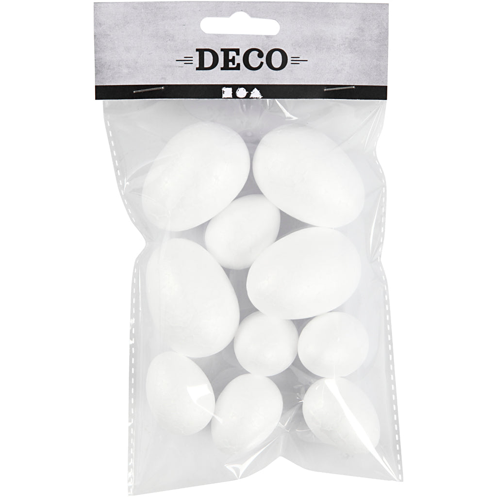 Oeufs, grands et petits, 10 pcs.