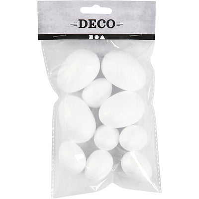 Oeufs, grands et petits, 10 pcs.