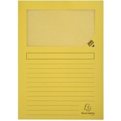 Dossier de tri exacompta forever 50109e 31x22cm jaune