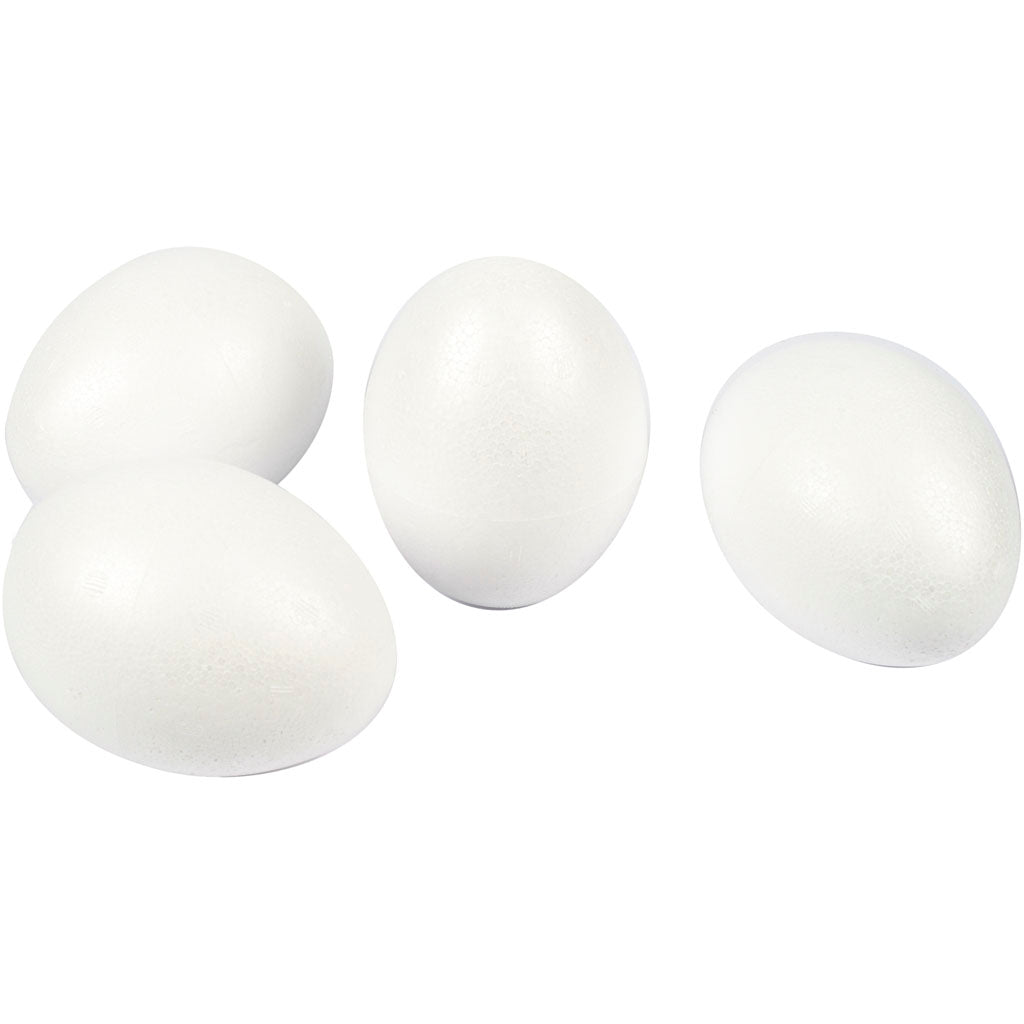 Oeufs Creativ company, h: 10 cm, blanc, 25 pièces 1 boîte