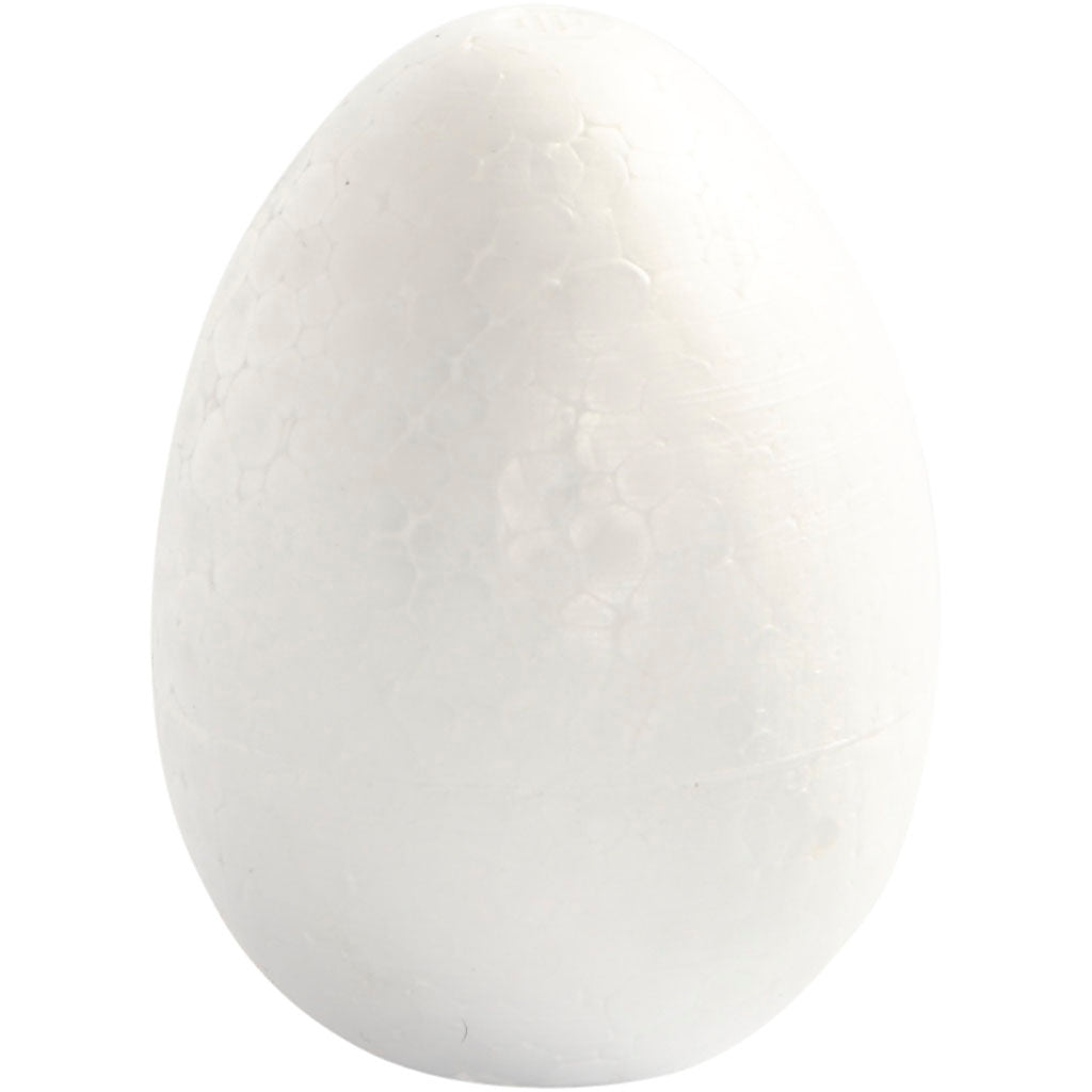 Oeufs Creativ company, h: 8 cm, blanc, 5 pièces 1 boîte