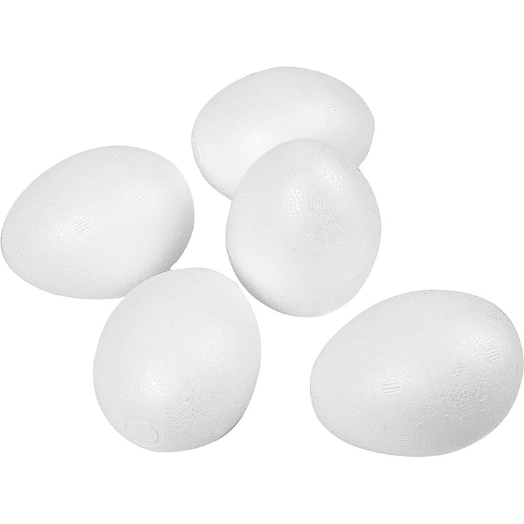 Oeufs Creativ company, h: 8 cm, blanc, 50 pièces 1 boîte