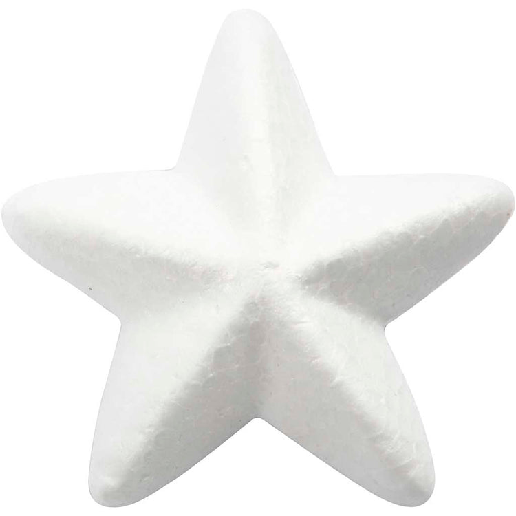 Étoiles de la société Creativ, l: 6 cm, blanc, 50 pièces 1 boîte