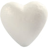 Coeurs Creativ company, h : 8 cm, d : 4,5 cm, l : 8 cm, blanc, 5 pièces 1 boîte