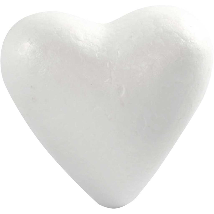 Coeurs Creativ company, h : 11 cm, d : 5 cm, l : 11,5 cm, blanc, 25 pièces 1 boîte