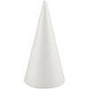 Cônes Creativ company, h : 19,5 cm, d 7 cm, blanc, 1 pièce