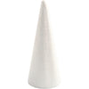 Cônes Creativ company, h : 19,5 cm, d 7 cm, blanc, 1 pièce