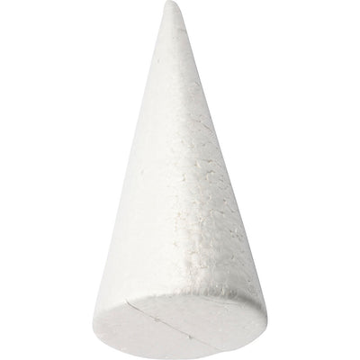 Cônes Creativ company, h: 25 cm, d 10 cm, blanc, 1 pièce