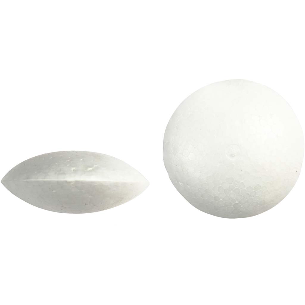 Creativ company OVNIS, d 7,5 cm, épaisseur 31 mm, blanc, 100 pièces 1 boîte